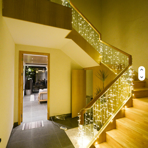 Guirnalda de Luces <span class=keywords><strong>LED</strong></span> de Navidad de 220V, Cortina de Luces en <span class=keywords><strong>Cascada</strong></span>, Luces de Hielo, Luces Decorativas para Jardín, Calle, Exteriores, Luces Navideñas - Product Image 6