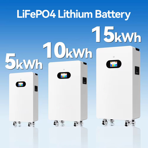 แบตเตอรี่สำรองพลังงานบ้าน 5kWh 10kWh 16kWh 100Ah 51.2V LiFePO4 ชุดโซลาร์เซลล์สำหรับบ้านพักอาศัย ESS แบบติดผนัง - Product Image 2