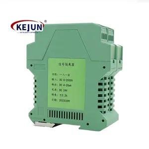 DC 4-20mA 0-10V 0-5v Signal Isolator 2 input 4 output 2 Wires Analogue Signal Distributor Converter Signal Isolated Transmitter