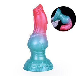NNSX Fantasy Monster Dog <b>Dildo</b> for Anal Vaginal g Spot Clit Stimulation Silicone Dog Cock Sex Toy for Men Women - Product Image 3