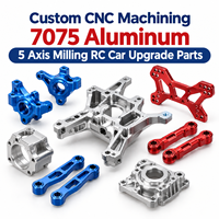 Pièces de rechange pour voitures RC usinées sur mesure par CNC en acier inoxydable et aluminium 7075, pour fraisage et électroérosion à fil