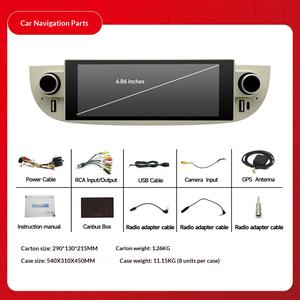 Navigatore Android per Cruscotto <span class=keywords><strong>Fiat</strong></span> 500 2014-2016 con GPS Integrato, Lettore MP5 e CarPlay Tutto-in-Uno - Product Image 5