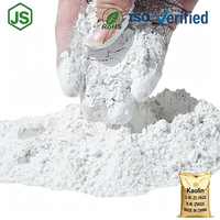 Argile de Kaolin Céramique Blanche Calcinée Lavée à l'Eau, Fourniture d'Usine JINSHI, Poudre 325-1250 Mesh avec 42,8% de Teneur en Al2O3