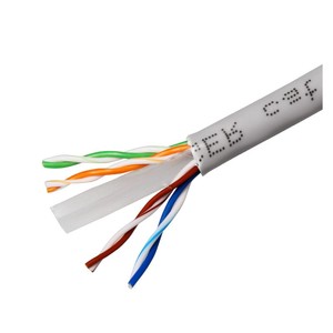 Indoor CAT6 UTP 23AWG Cobre Ethernet PVC Red Cable Rollo Caja