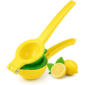 Exprimidor de Limones de Doble Capa de Aleación de Aluminio, Exprimidor Manual 2 en 1 para Limón, Naranja y Lima - Product Image 1