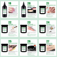 Vernis à ongles en gel en vrac 1 kg Marque Privée, Standard UE/USA, Top Coat Haute Brillance, Base Coat Caoutchouc UV, Collection 34 Variétés