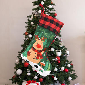 Modello di cartone animato creativo transfrontaliero calze di natale decorazioni per la casa di capodanno albero di natale appesa attrezzatura da gioco - Product Image 6
