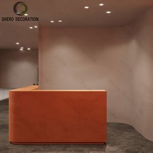 Decoración Interior de Lujo para Tienda de Cosméticos, Exhibidor de Perfumes de Alta Calidad con Vitrina de Maquillaje de Madera Roja - Product Image 4