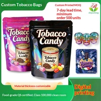 Sachet Doypack Personnalisé Imprimé, Épaisseur 60 Microns, Refermable avec Fermeture Éclair, en Aluminium Stratifié, Anti-Humidité pour Aliments Secs en Conserve