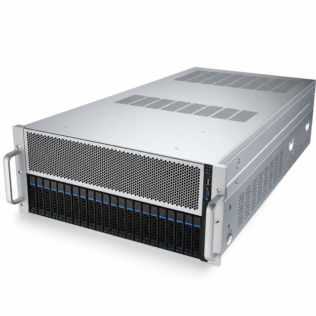 Custom 4U Rackmount Storage Server Chassis Galvanized Steel Sheet Metal High Density GPU AI Enclosure OEM Factory Wholesale