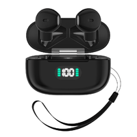Audífonos Pro13 TWS Semi-in-ear BT5.4 con Pantalla LED Digital, Controlador Dinámico de 13 mm, Sonido Panorámico de 360°, IPX4, ENC, Control Táctil, Tipo-C