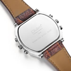OULM 1349 da <span class=keywords><strong>uomo</strong></span> al quarzo Dual Time Big Tonneau quadrante arabo Display numerico <span class=keywords><strong>cinturino</strong></span> <span class=keywords><strong>in</strong></span> vera <span class=keywords><strong>pelle</strong></span> <span class=keywords><strong>orologio</strong></span> da <span class=keywords><strong>uomo</strong></span> - Product Image 4