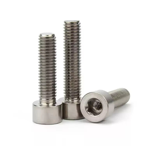 Tête de coupe à vis en acier inoxydable 304/316 titane GB70.1 avec finition lisse cylindrique et hexagonale pleine et demi-dent - Product Image 4