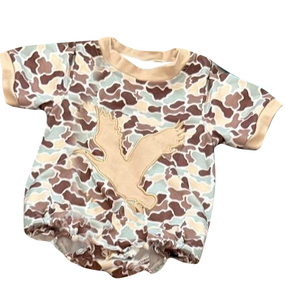 Précommande Combinaison bébé garçon à manches courtes camouflage canard colvert SANS MOQ Vêtements pour bébé - Product Image 1