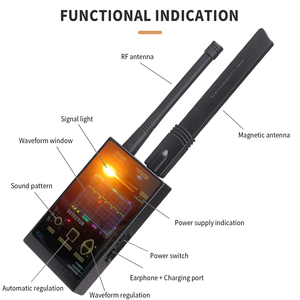 Cámara oculta de <span class=keywords><strong>detector</strong></span> de <span class=keywords><strong>RF</strong></span> de espionaje de señal antiinalámbrica de negocios de gama alta - Product Image 5