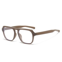 Lunettes anti-lumière bleue classiques à monture carrée pleine, tendance mode, nouveau modèle à prix réduit, style minimaliste et élégant