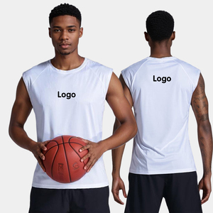Customization <b>Men's</b> Tanktop Compression Athletic Clothing Fitted Fitness Running Singlet <b>Stringer</b> Tight <b>Men</b> Ribbed - Product Image 4