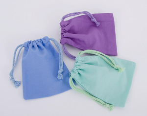 Custom 100% Recyclable Cotton Eco-friendly Drawstring <b>Bag</b> Small Canvas <b>Folding</b> Style Letter Pattern Dustproof Custom Shopping - Product Image 6