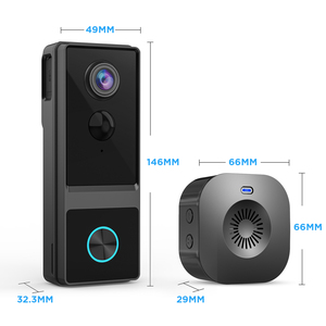 Loại mới pin Powered cuộc sống thông minh không dây Wifi Cảm biến chuyển động wifi 1080p HD CHUÔNG CỬA điện thoại máy ảnh với Chime Đối với trang chủ - Product Image 2