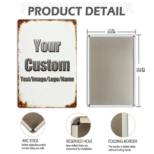 Décoration murale de haute qualité : Plaque <span class=keywords><strong>en</strong></span> métal imprimée UV, faible MOQ, pour la maison, le bar, la cave des hommes, collection d'œuvres d'art - Product Image 5