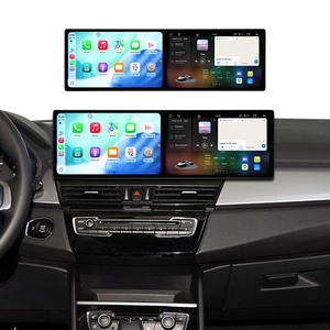 MOOKAKA Radio Dual 9.1 Inch untuk BMW Seri 2 Touring 2013-2019 Layar CarPlay Pemutar Video 4G Android 14 Navigasi GPS Wifi - Product Image 1
