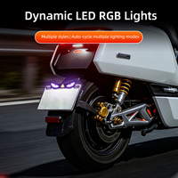 Feu décoratif LED œil de démon 12V pour moto, éclairage de plaque d'immatriculation pour véhicule électrique, feu arrière et feu d'avertissement transfrontalier