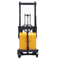 Haizhili 1T 1.6m Entrepôt Électrique Folk Lifter Electric Lifter Stacker Trolley Semi Electric Forklift