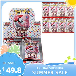 Boîte <span class=keywords><strong>de</strong></span> présentation officielle à 100 % du Pokémon TCG japonais « Pokémon Card 151 » - 7 <span class=keywords><strong>cartes</strong></span> par paquet (20 paquets au total) - Product Image 2