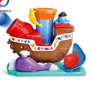 Jouet de bateau de <span class=keywords><strong>pirate</strong></span> de tir de bateau en plastique haut en plastique avec lumière et musique - Product Image 2