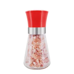 Cucina Design conveniente Mini macina sale pepe rosso con coperchio di plastica smerigliatrice a vite