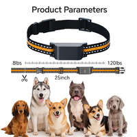 Traceur GPS/BDS/AGPS 4G WiFi Android pour animaux de compagnie, station de base, en nylon, étanche IP65, charge magnétique en temps réel, pour chiens, batterie 3 ans