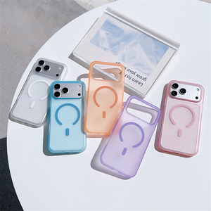 เคสโทรศัพท์มือถือแบบด้าน สีลูกกวาด ลายกล้องเปิด สำหรับ iPhone 16 15 14 Pro Max, เคส TPU เจลสำหรับ iPhone 17 Pro Max - Product Image 1