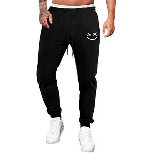 Pantalon de survêtement homme coupe fuselée avec taille élastique et cordon de serrage, poches, respirant, pour entraînement sportif, style décontracté automne - Product Image 1