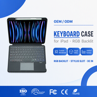 Clavier intelligent USB-C avec support et pavé tactile pour iPad Pro 11 avec clavier coréen HL126, nouveau design 2023