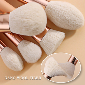 Brocha de Maquillaje Ovalada BEILI, Pelo Sintético, Suave, para Base Líquida y en Crema, Brocha Cosmética Facial, Compatible con OEM/ODM - Product Image 2