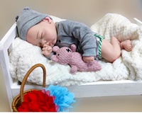 Petite poupée réaliste de Stimulation anatomique pour bébé, solide, corps complet en Silicone pour maman
