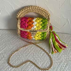 Borsa da Donna Intrecciata a Mano Personalizzata, Colore Personalizzabile, Popolare Borsa all'Uncinetto - Product Image 4