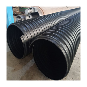 Tuyau ondulé renforcé en HDPE avec ceinture en acier, diamètres DN300, 400, 500, 600, 800 mm, pour l'évacuation des eaux usées municipales et des eaux de pluie - Vente chaude - Product Image 4
