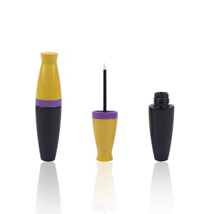 Tube de mascara de maquillage rond petit tube d'eye-liner de graisse avec pointe de brosse en <span class=keywords><strong>feutre</strong></span> personnaliser les matériaux d'emballage de <span class=keywords><strong>sourcil</strong></span> de tube de cils de couleur - Product Image 1
