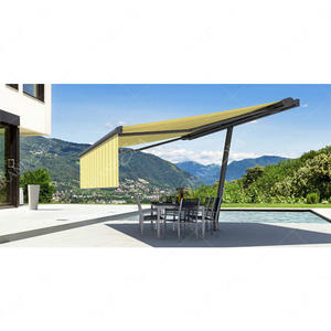 Pliable Motorisé Patio Couverture Pare-Soleil Auvent Latéral <span class=keywords><strong>4x4</strong></span> Rétractable <span class=keywords><strong>Manuel</strong></span> Fenêtre Auvent Patio Toit Auvent - Product Image 4