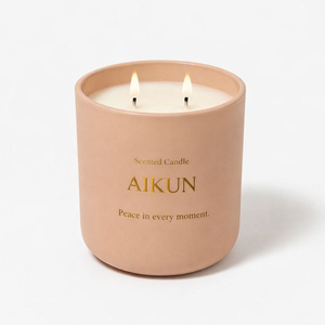 AIKUN Factory Direct Supply Handcrafted <b>Large</b> Jar Private Label Scented <b>Candle</b> for Living Room Relaxation - Product Image 3