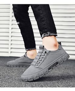 Scarpe da Skateboard Trendy per Uomo, Antiscivolo, Resistenti all'Usura, con Fascia Elastica Nera, per Viaggi, Escursioni e Uso Quotidiano - Product Image 2