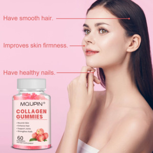 Gomitas de Colágeno de Durazno 2026, Vitaminas de Belleza con Sabor a Fruta, para Piel, Cabello y Uñas, Apoyo al Bienestar Diario, 60 Unidades - Product Image 5