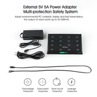 Sipolar 16-Port USB 3.0 Flash Drive Duplicator Hub untuk Modem 3G Pembaca Kartu SD/TF U-Disk A-163 Tersedia di Stok