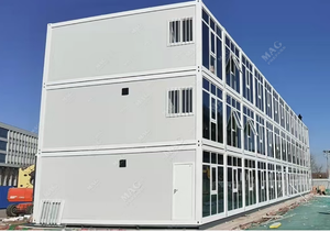 <span class=keywords><strong>MAG</strong></span> Maison en conteneur à des prix abordables <span class=keywords><strong>2</strong></span> maisons préfabriquées de 3 étages dortoir d'hôtel avec passerelle escaliers auvent - Product Image 6