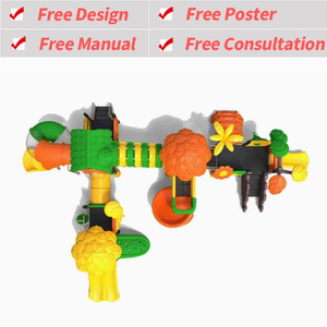 Glissière en plastique durable d'équipement extérieur de terrain de jeu d'enfants passée d'ASTM F1487 pour des enfants dans le parc de ville - Product Image 3