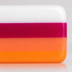Jeu de Mahjong Américain de Luxe en Acrylique Blanc, Tuiles Personnalisées à Rayures Orange et Violettes avec Motif <span class=keywords><strong>Chien</strong></span> Staffordshire et Pot à Gingembre, Jeu de Société, Cadeau - Product Image 4