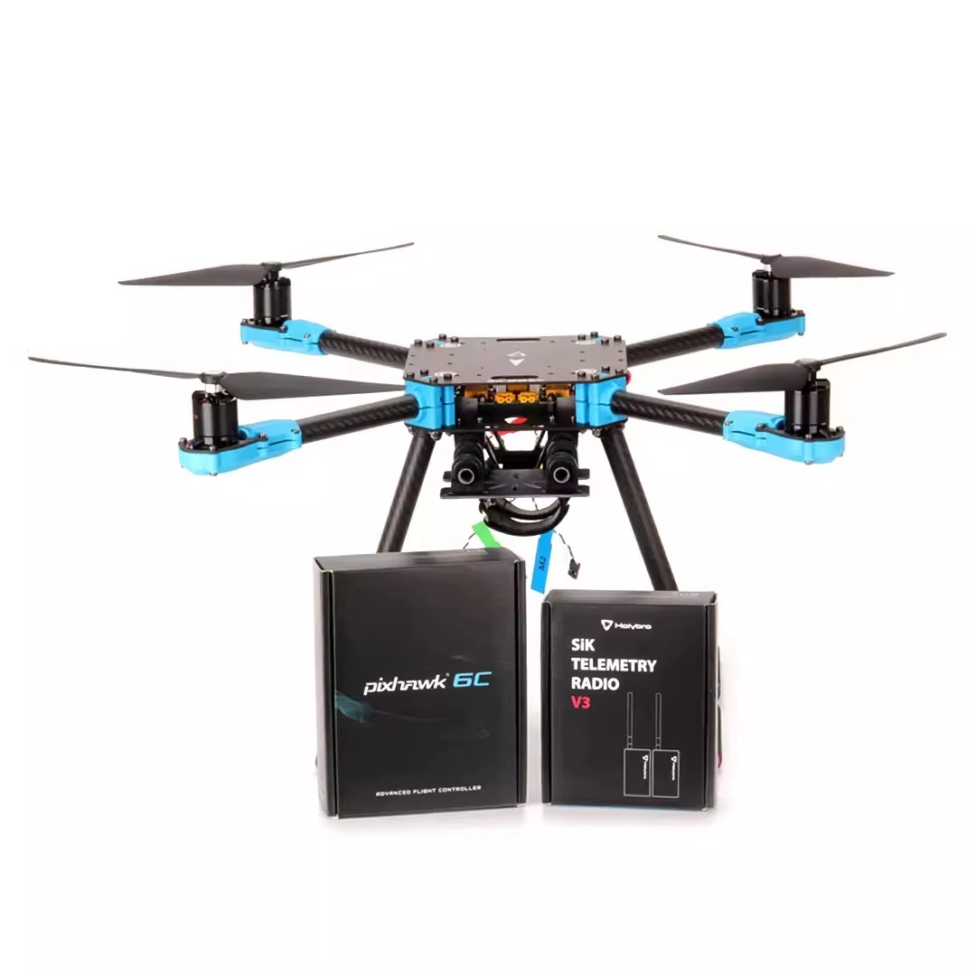 Kit X500 V2 + Controllore di Volo 6C + M10N + Telemetria 433MHZ: