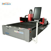 Mesin Pemotong Laser Fiber 1500W dengan Kepala Fokus Otomatis 1530 untuk Lembaran Logam