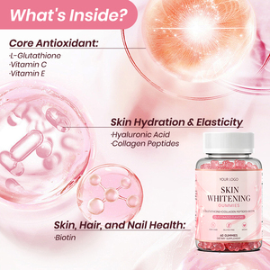 Gomitas Blanqueadoras de Glutatión, Marca Privada, Fórmula Personalizada, Suplemento Dietético OEM ODM para Aclarar la Piel y Mejorar la Luminosidad - Product Image 2